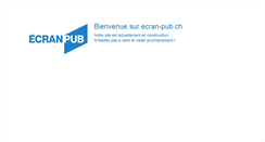 Desktop Screenshot of ecran.ch