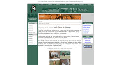 Desktop Screenshot of cheval.ecran.org